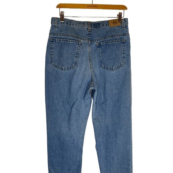 Eddie Bauer Women's size 12 Vintage 100% cotton High rise Tappered blue Jeans - Picture 7 of 9